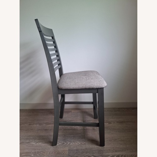 Used Cali Light Gray Wood Stools (set of 3) for sale on AptDeco