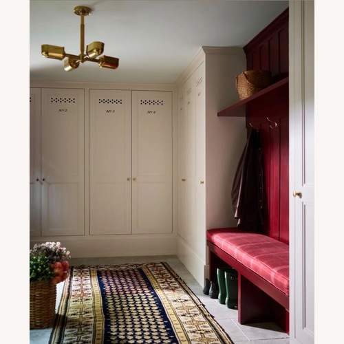 Used Waterworks RW Atlas Pendant in Unlacquered Brass for sale on AptDeco