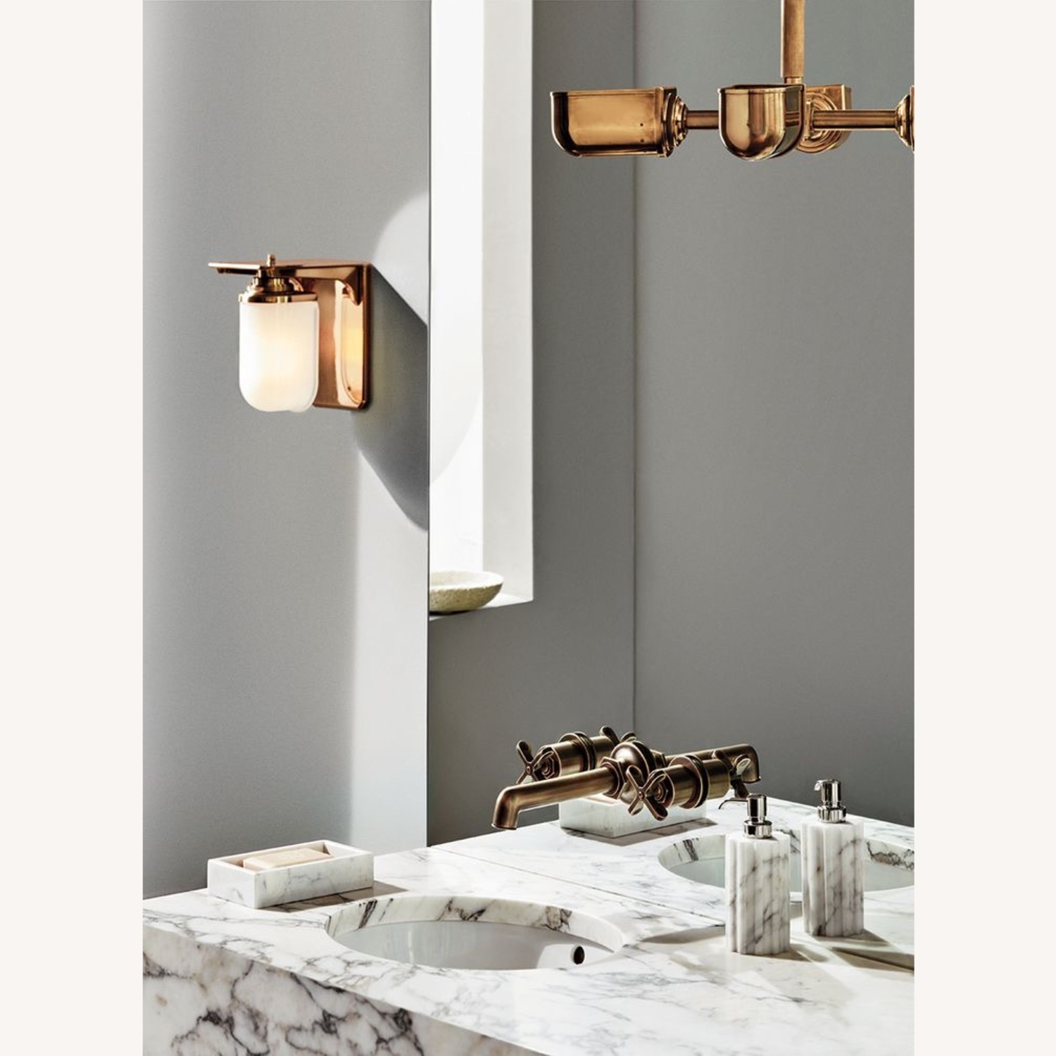 Waterworks RW Atlas Pendant in Unlacquered Brass - image-4
