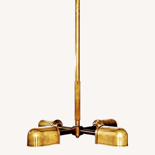 Used Waterworks RW Atlas Pendant in Unlacquered Brass for sale on AptDeco