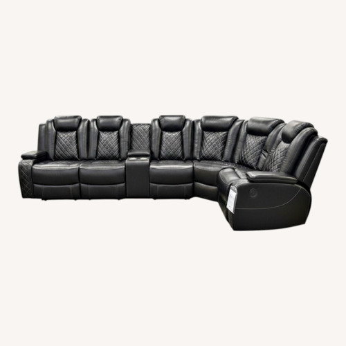 Used Black 3+ Seater Sofa for sale on AptDeco