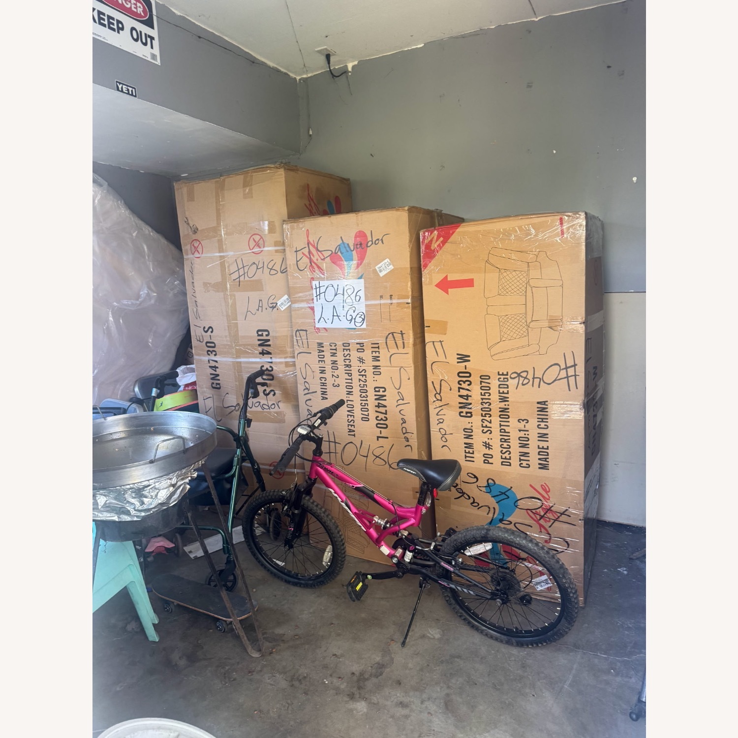 Black 3+ Seater Sofa - image-2