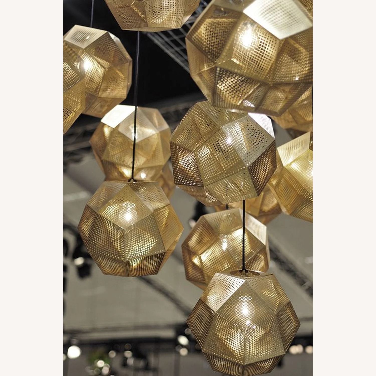 Tom Dixon Etch Brass Ceiling Lamp - image-7