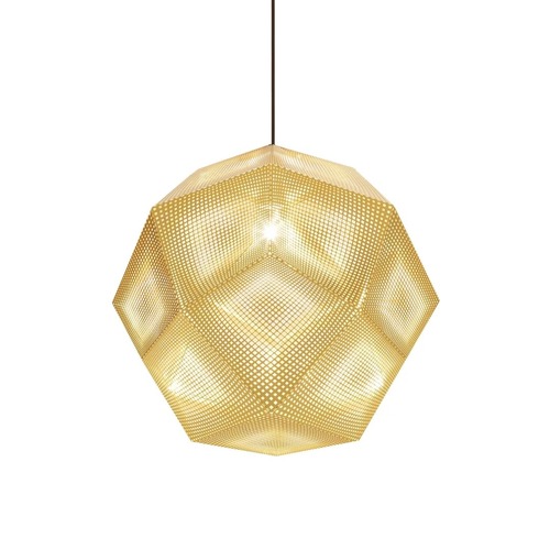 Used Tom Dixon Etch Brass Ceiling Lamp for sale on AptDeco