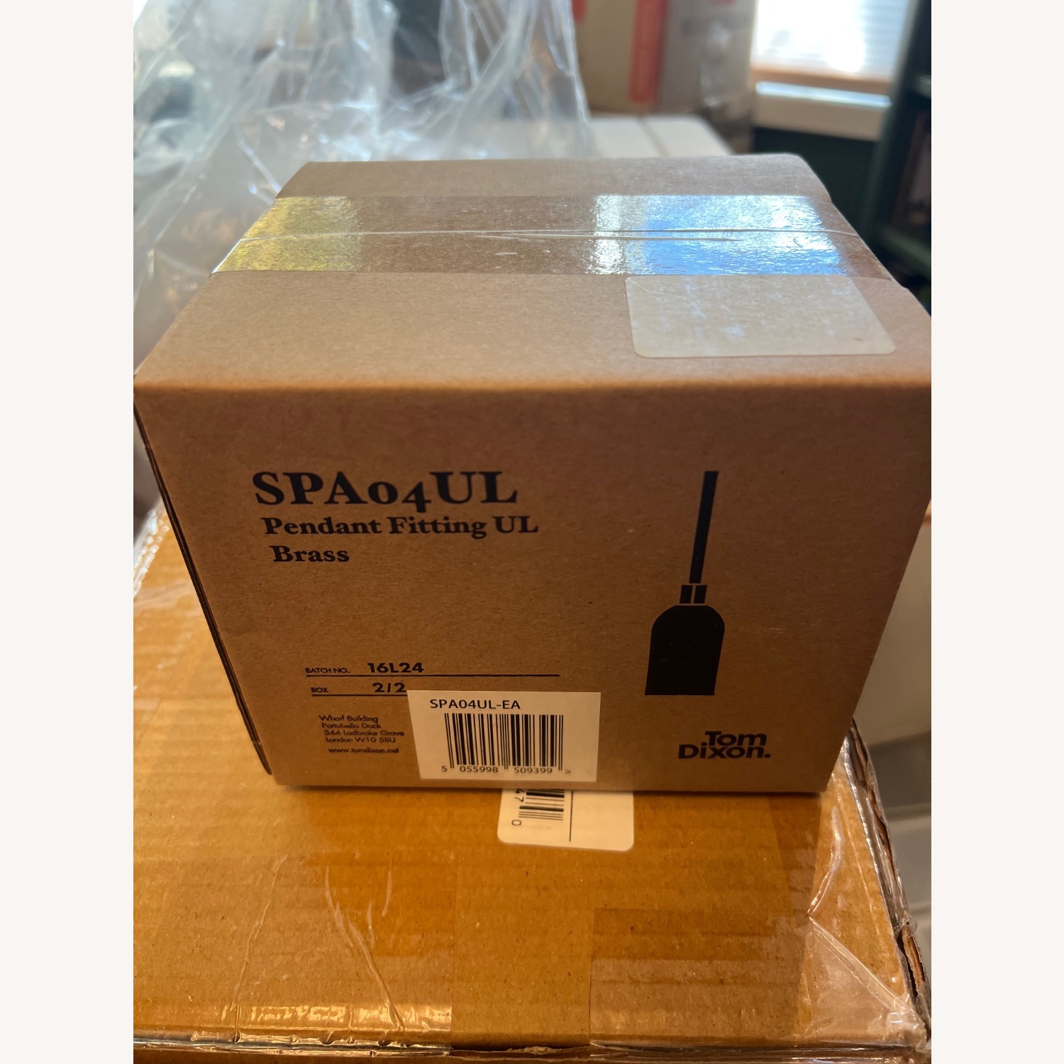 Tom Dixon Etch Brass Ceiling Lamp - image-4