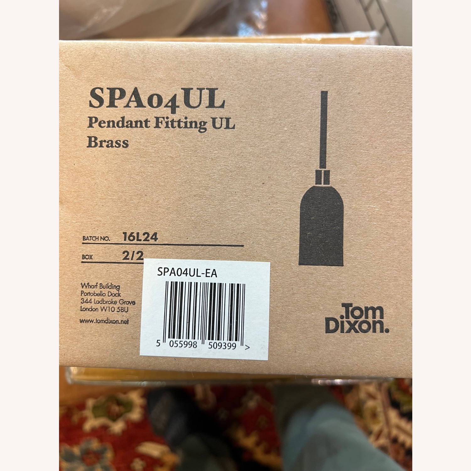 Tom Dixon Etch Brass Ceiling Lamp - image-5