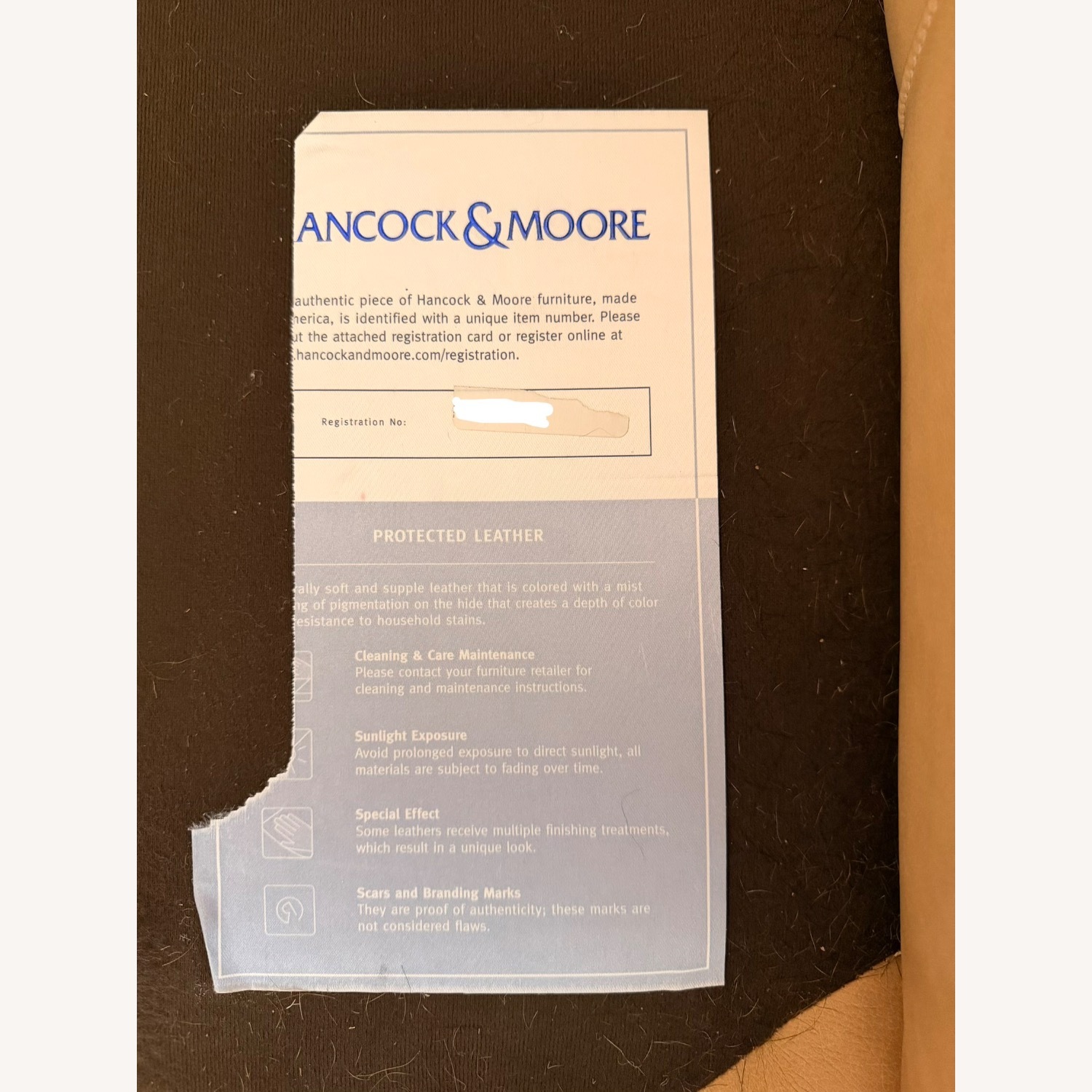 Hancock & Moore Leather Club Chairs & Ottomans Set - image-2