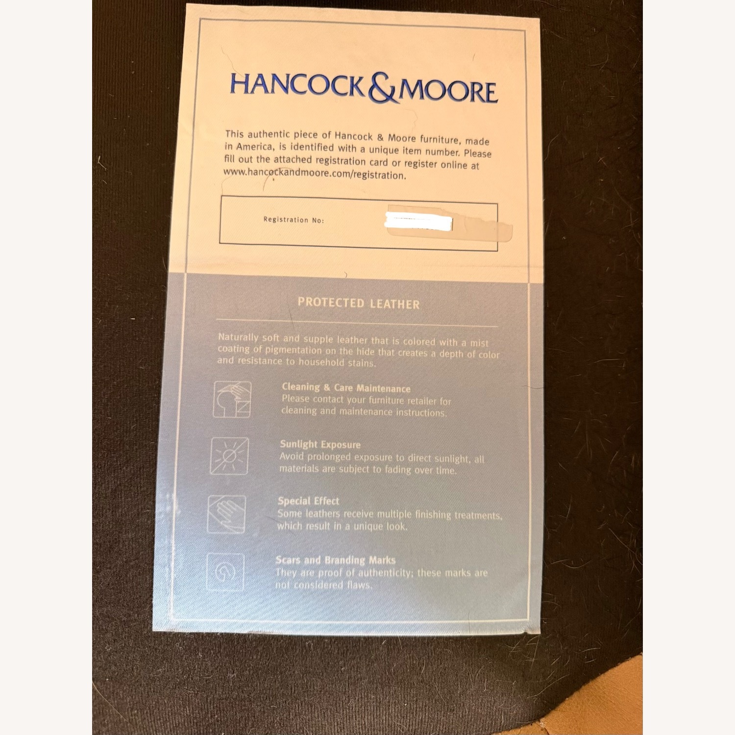 Hancock & Moore Leather Club Chairs & Ottomans Set - image-3