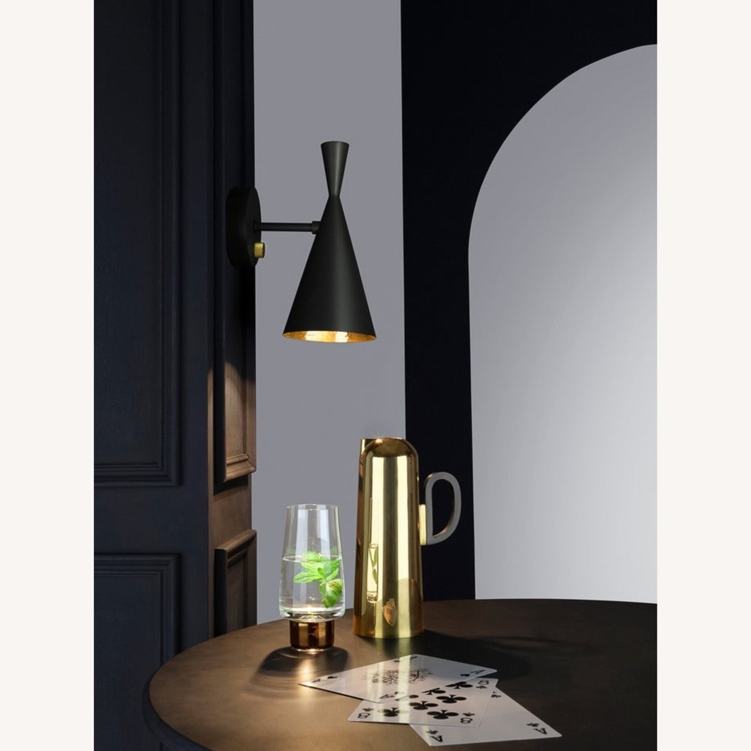 Tom Dixon Beat Matte Black Brass Wall Lamp - image-2