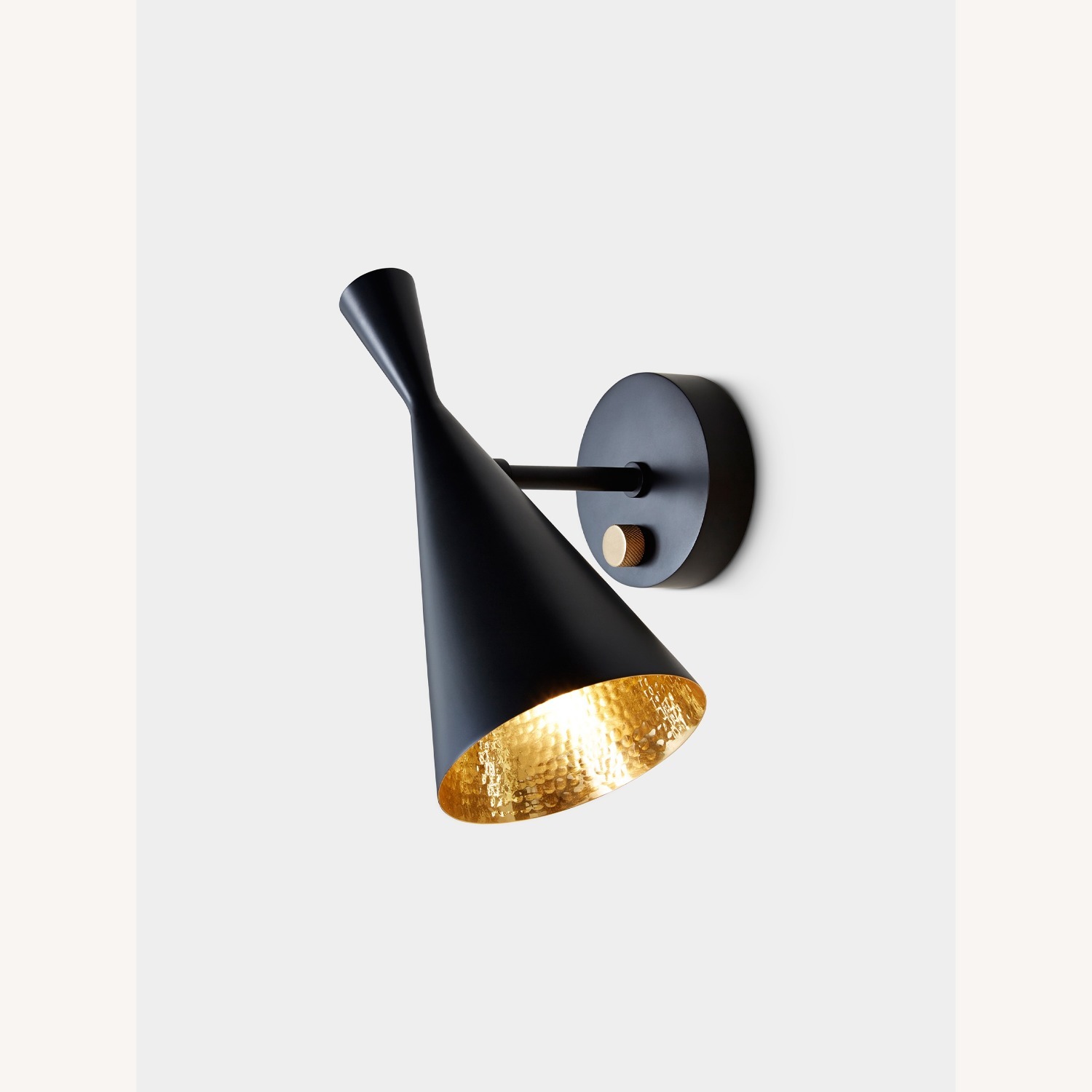 Tom Dixon Beat Matte Black Brass Wall Lamp - image-1