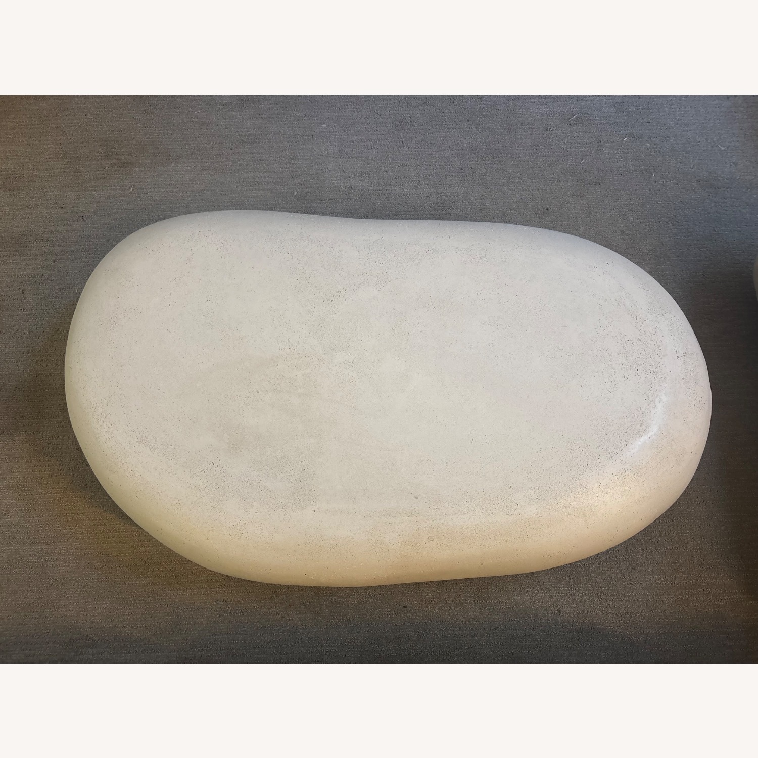 CB2 Pebble White Concrete 59" Coffee Table by Leanne Ford - image-3