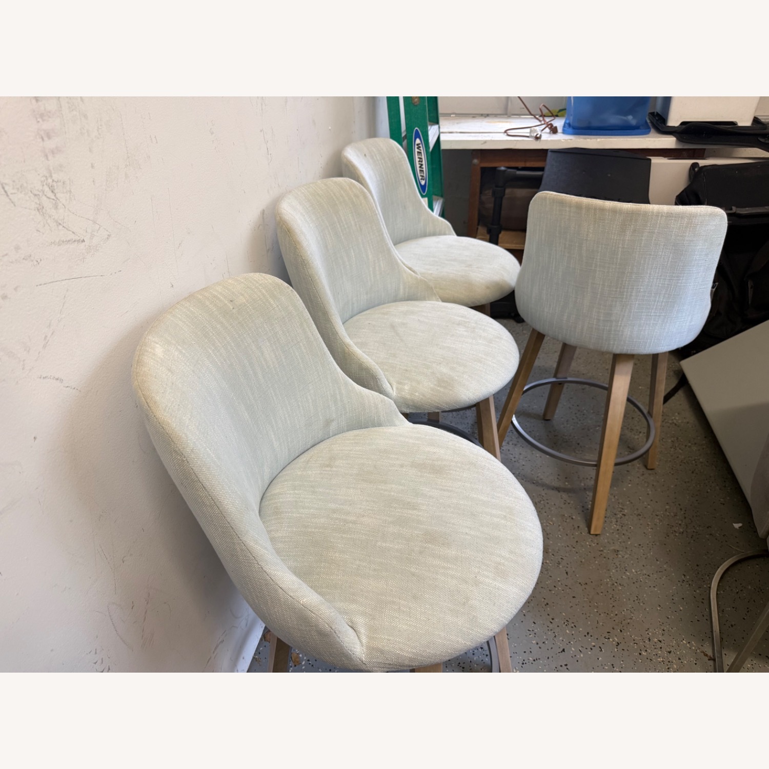 4 Custom Swivel Counter Stools  - image-2