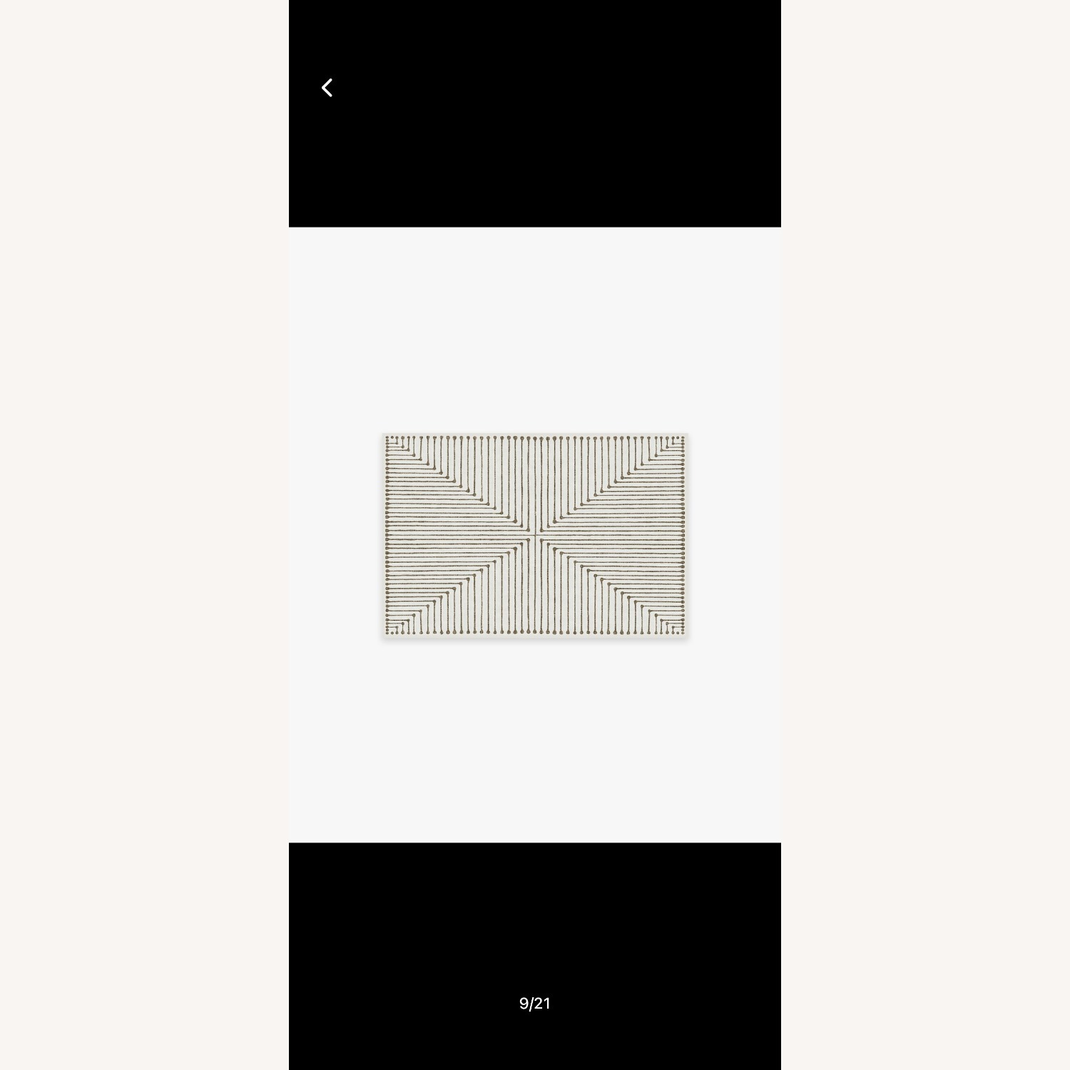 Ruggable Jonathan Adler Natural Area Rug 6' x 9' - image-3