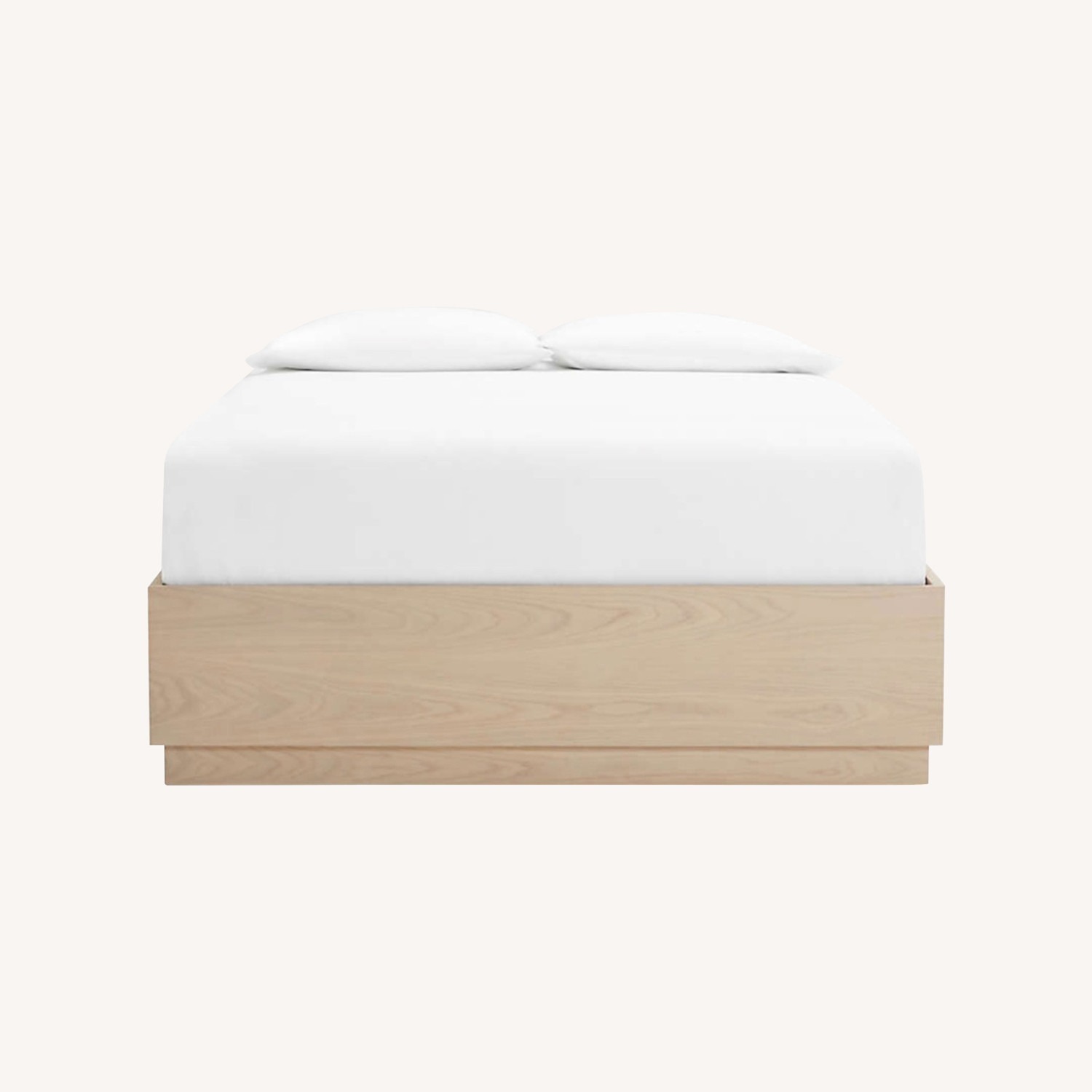 Crate & Barrel Batten Oak Storage Bed  - image-6