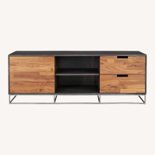 Used Crate & Barrel Congo Walnut Media Console for sale on AptDeco