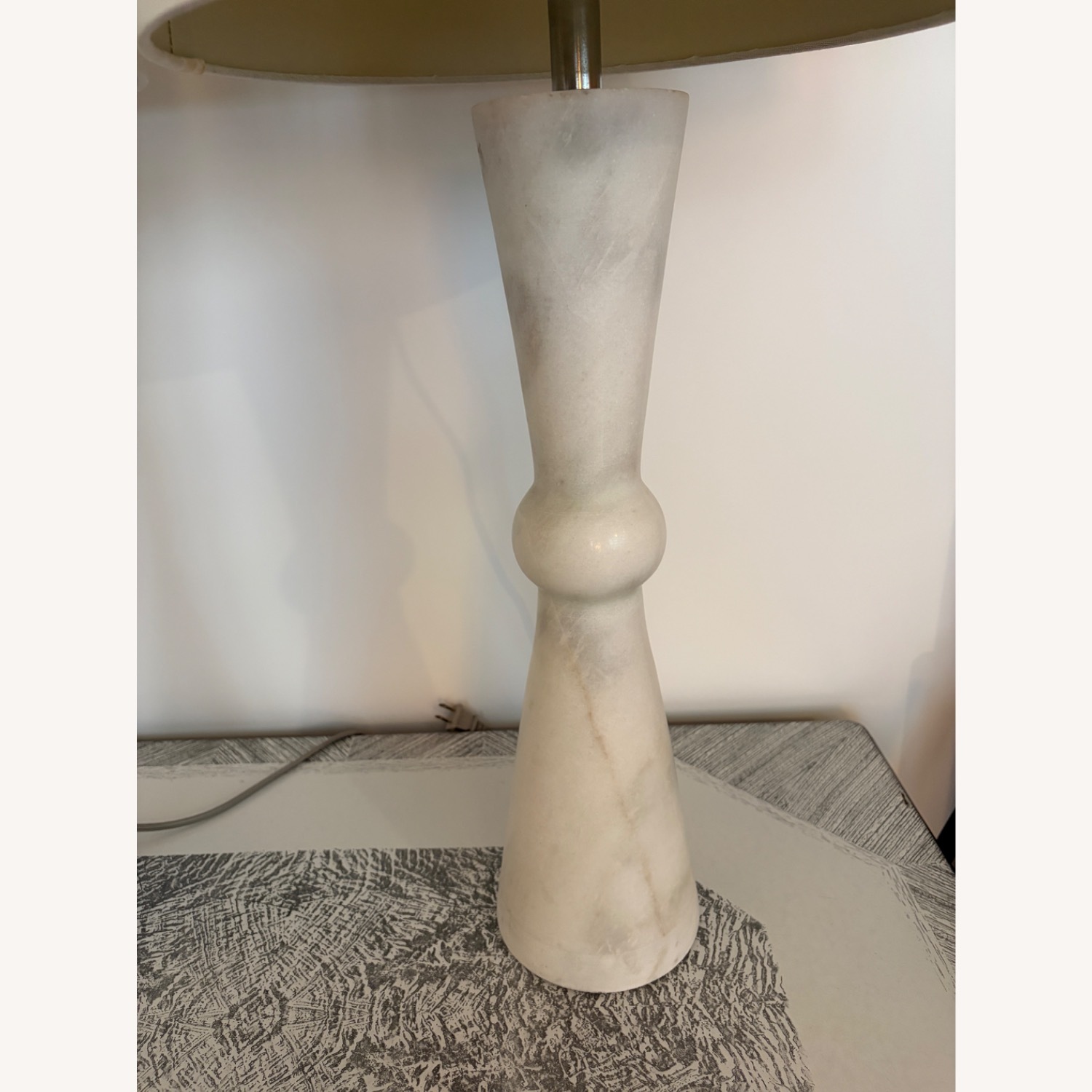 Safavieh White Marble Table Lamps - image-1
