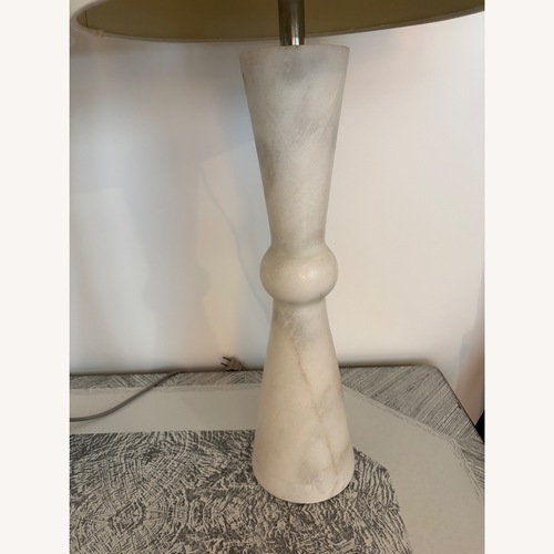 Used Safavieh White Marble Table Lamps for sale on AptDeco