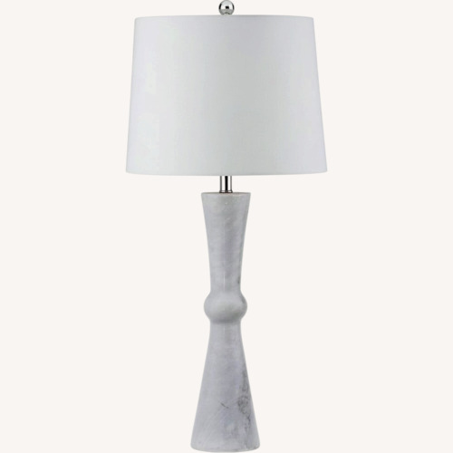 Used Safavieh White Marble Table Lamps for sale on AptDeco