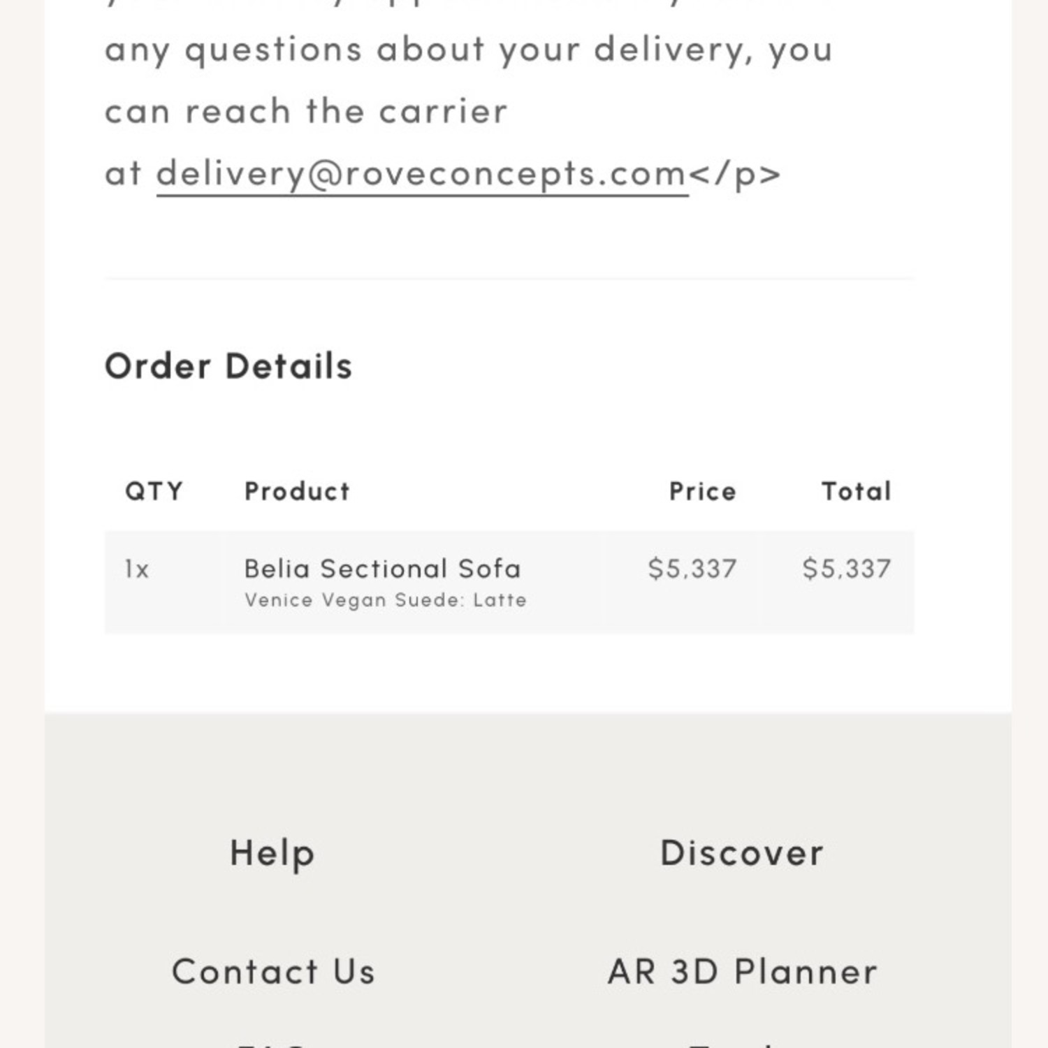 Rove Concepts Belia Natural Suede 3+ Piece Sectional - image-4