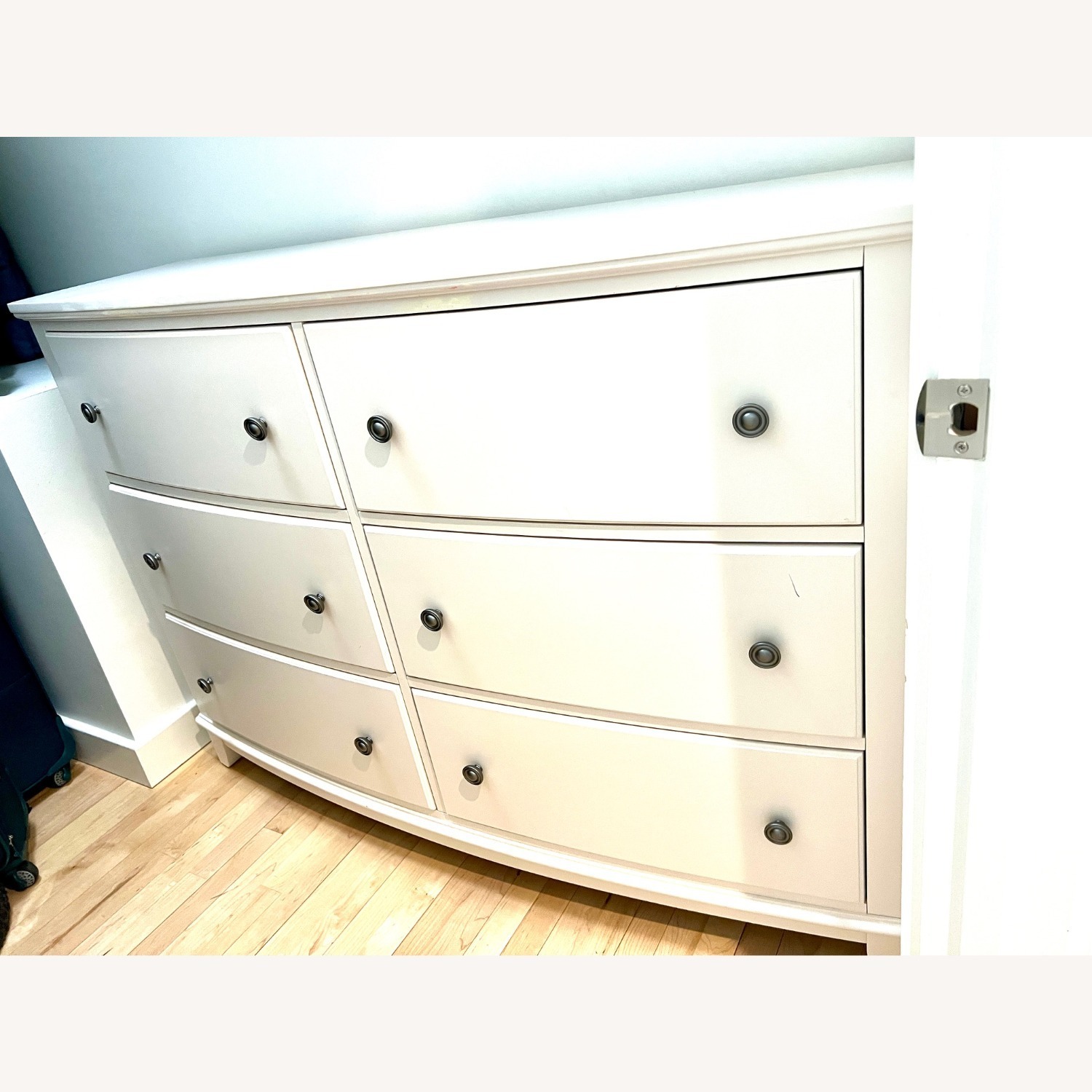 Raymour & Flanigan White Kylie 6-Drawer Dresser - image-1