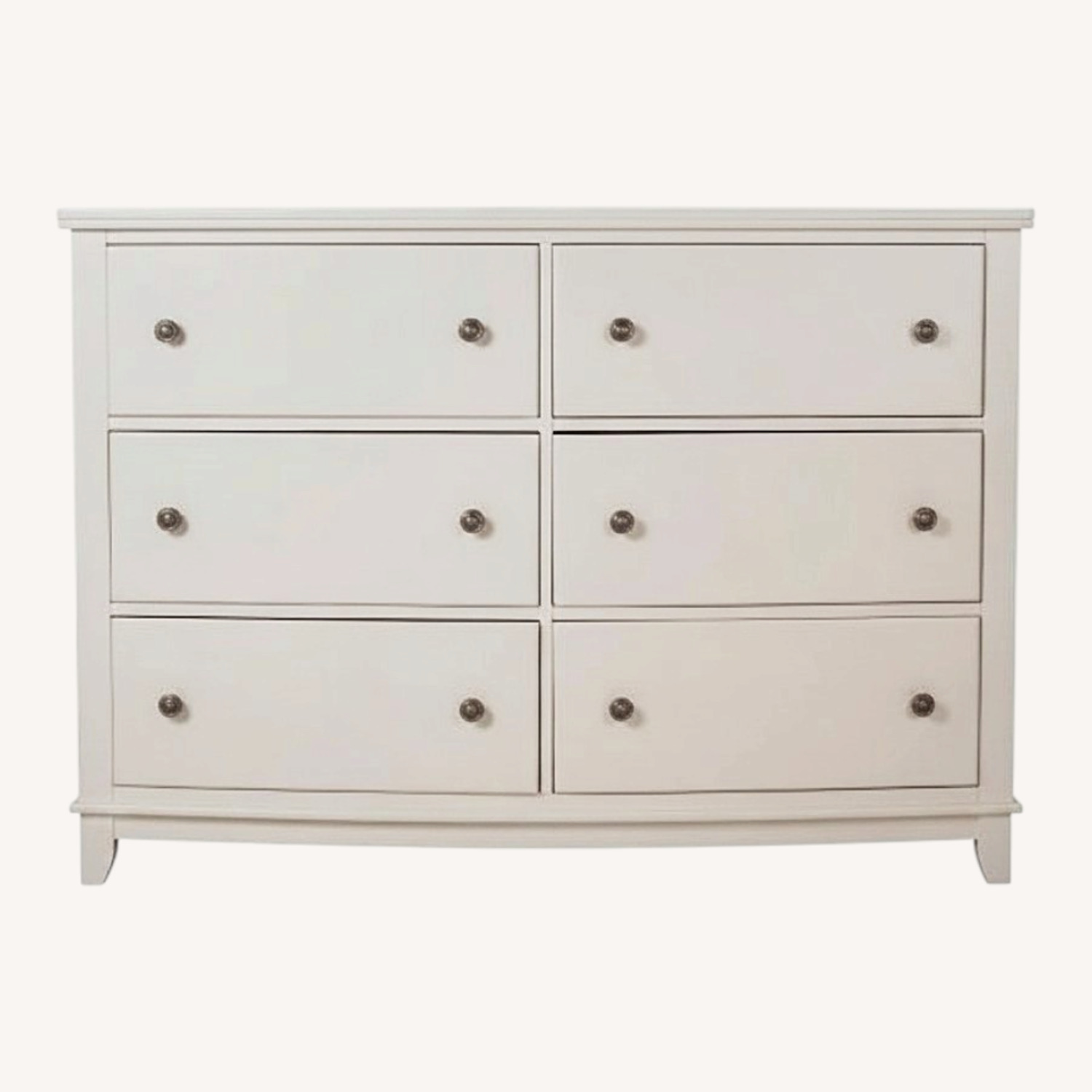 Raymour & Flanigan White Kylie 6-Drawer Dresser - image-5