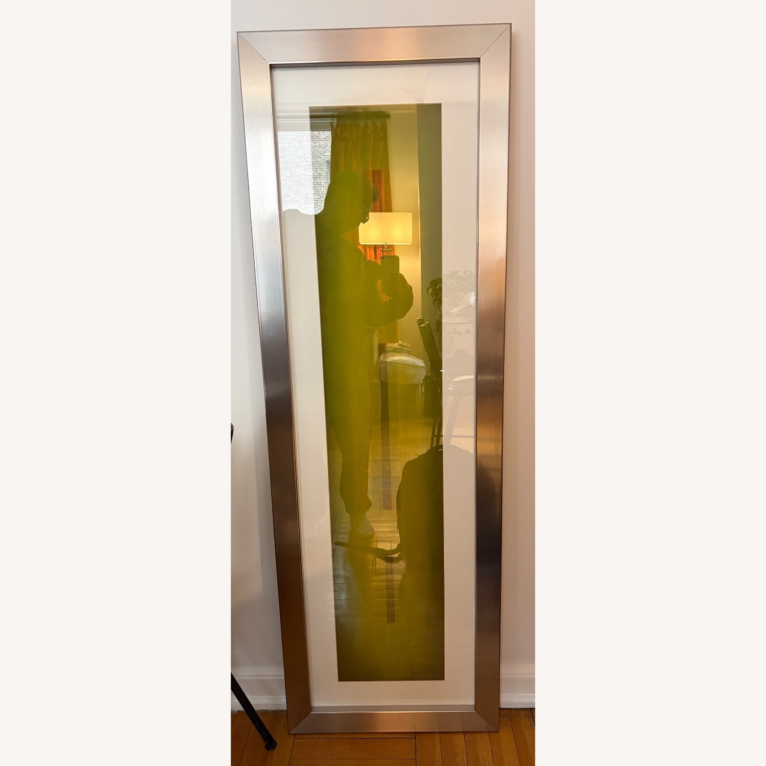 Green Linear Abstraction Wall Art - image-1