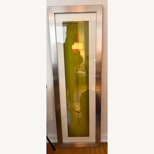 Used Green Linear Abstraction Wall Art for sale on AptDeco