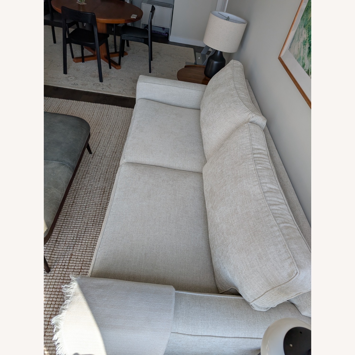 Pottery Barn PB Comfort Square Arm Upholstered Grand Sofa 87" - image-3