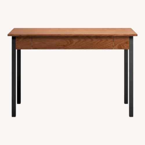 Used Crate & Barrel Willis Walnut Desk for sale on AptDeco