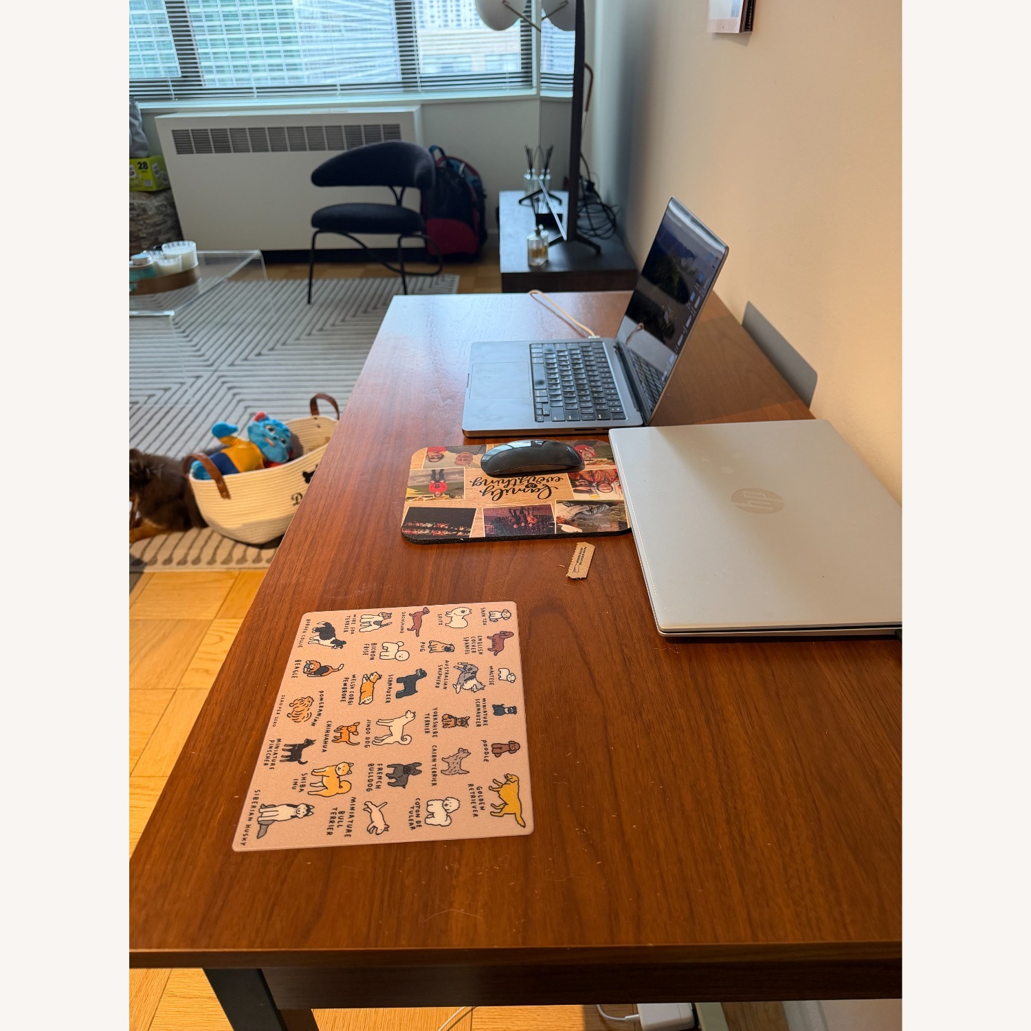 Crate & Barrel Willis Walnut Desk - image-3