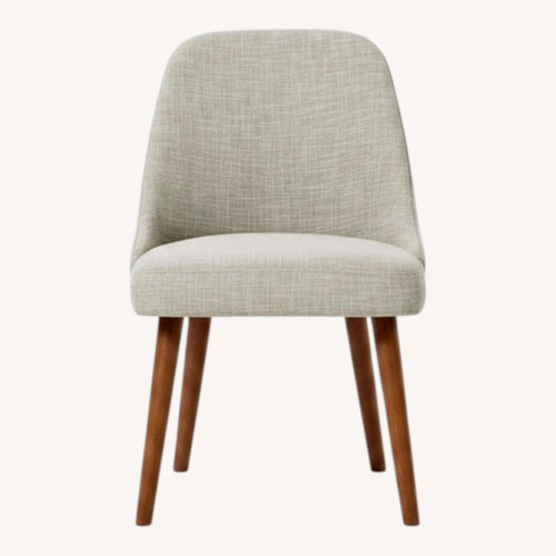 Used West Elm Natural Fabric Dining Chairs for sale on AptDeco