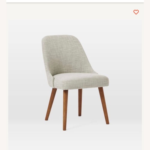 Used West Elm Natural Fabric Dining Chairs for sale on AptDeco