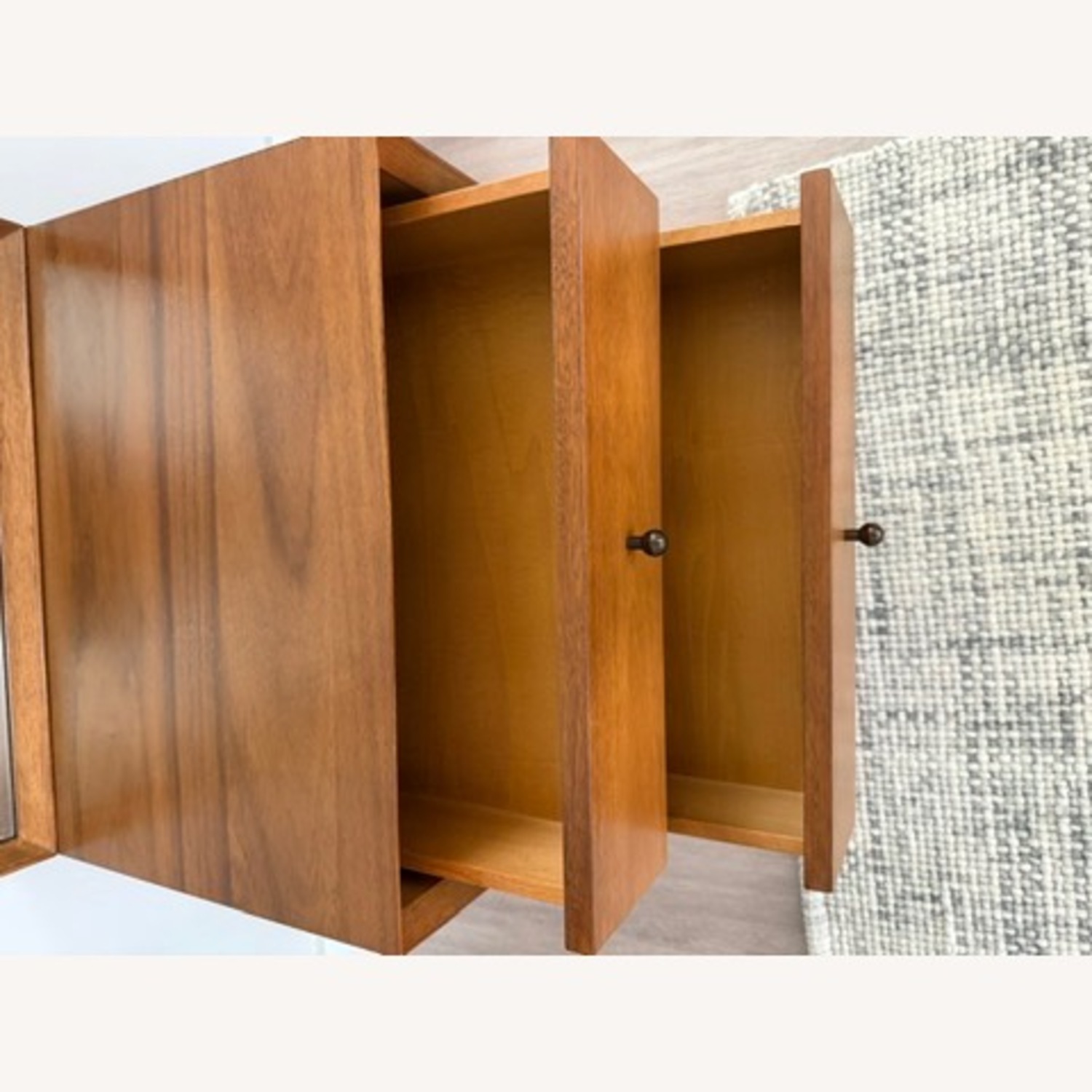 West Elm Mid Century Modern Wood Floor Mirror - image-4