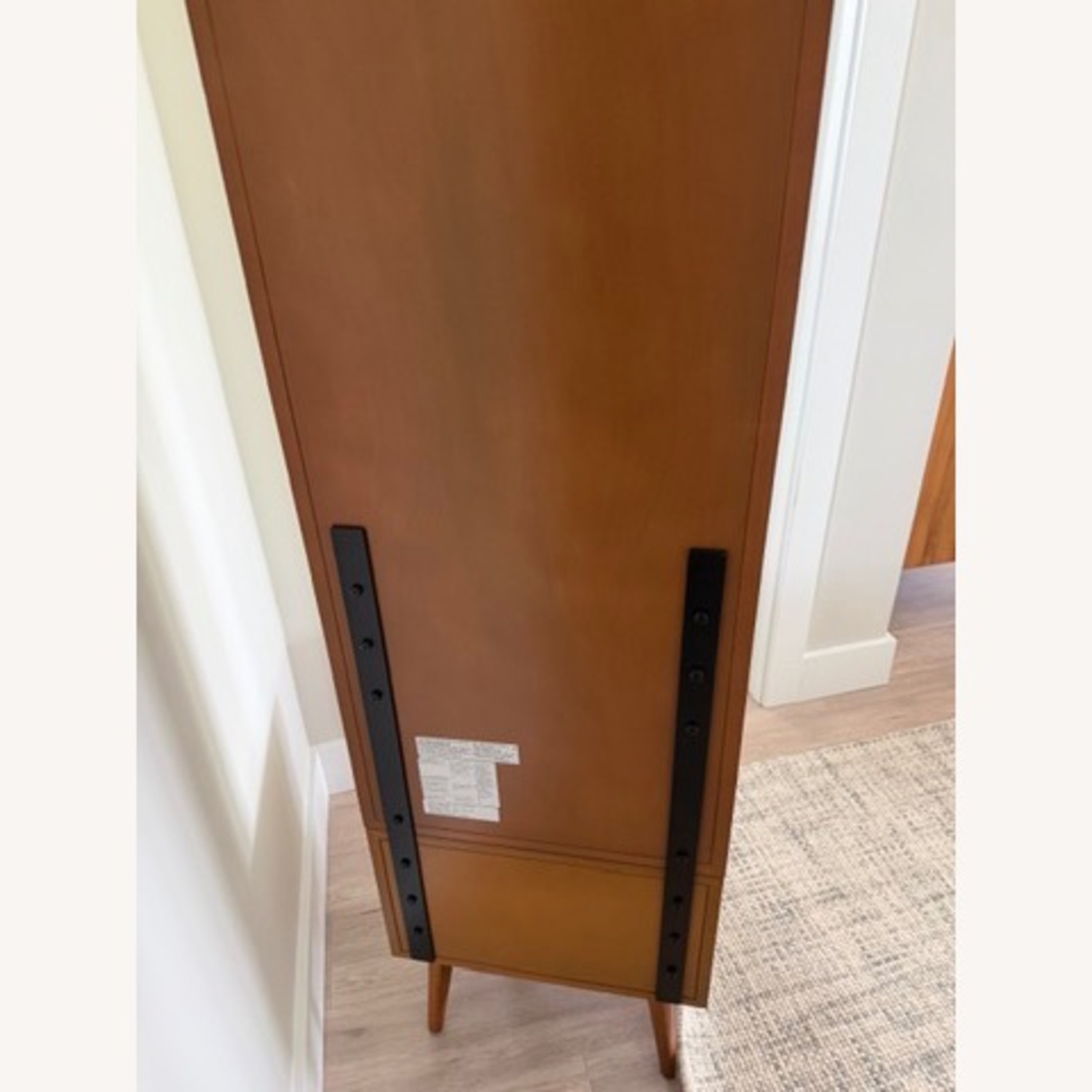 West Elm Mid Century Modern Wood Floor Mirror - image-3