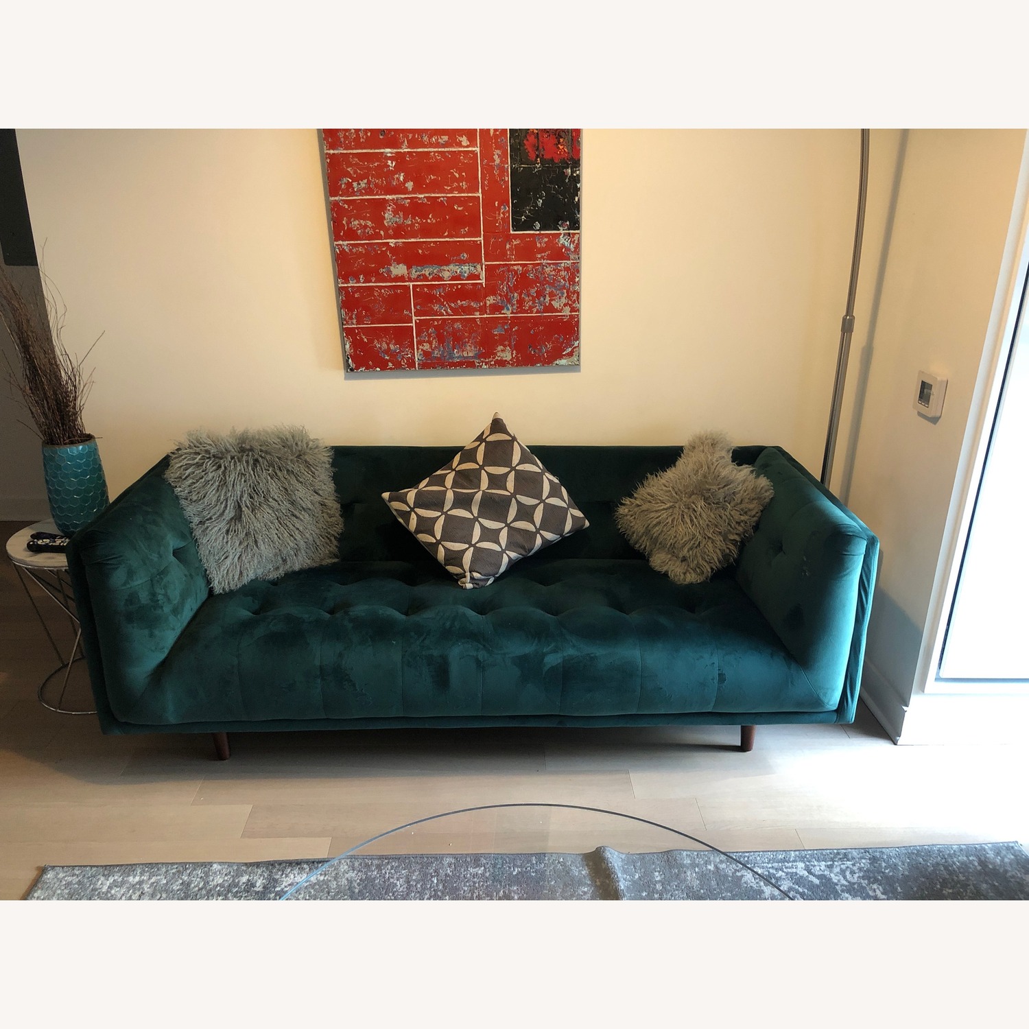 George Modern Velvet Sofa - image-2