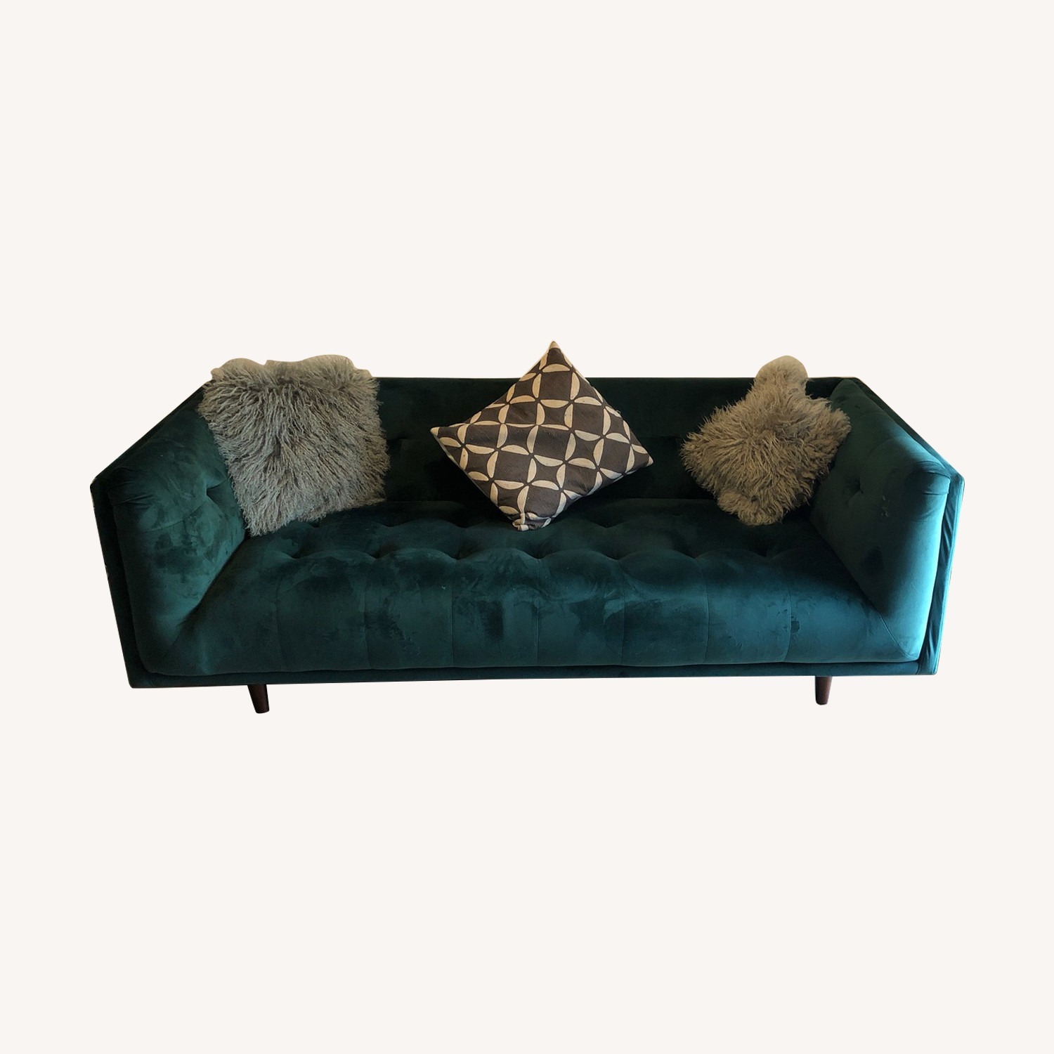 George Modern Velvet Sofa - image-4
