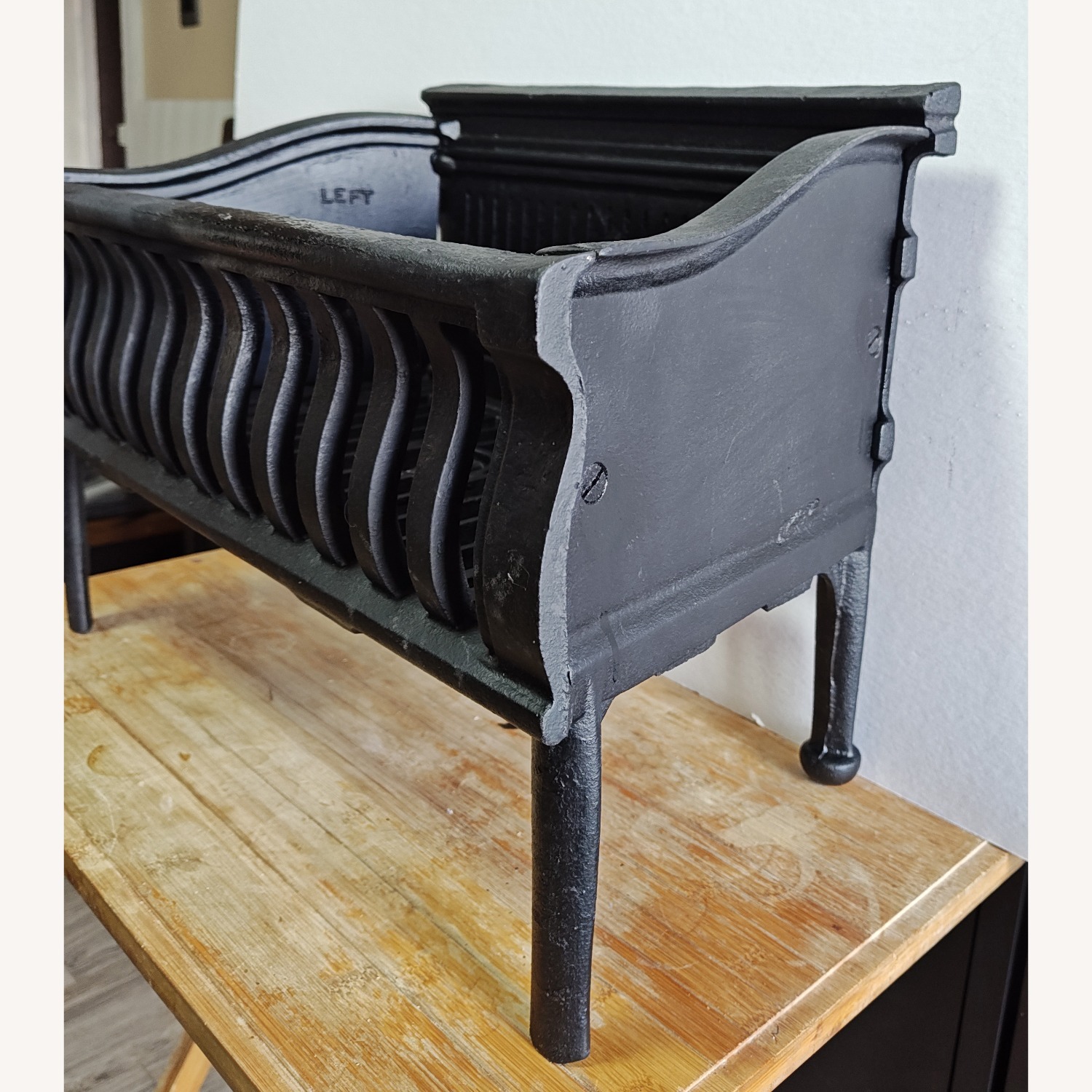 Vintage Traditional Fireplace Basket Grate - image-4