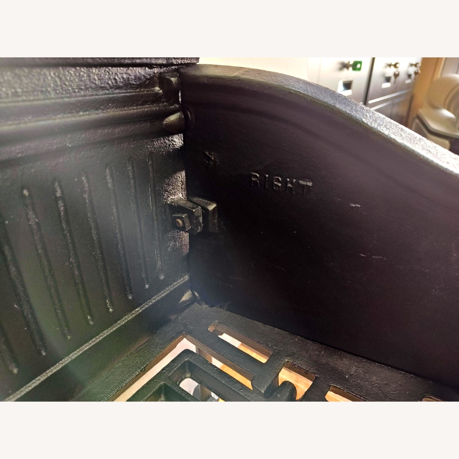 Vintage Traditional Fireplace Basket Grate - image-8