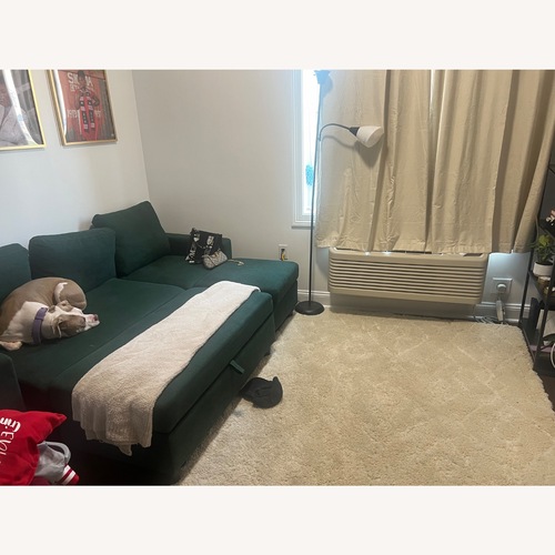 Used Walsunny Sectional Sofa Bed Linen Couch L Shaped  for sale on AptDeco