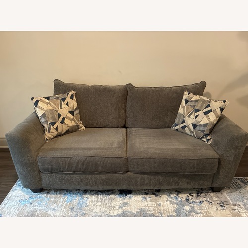 Used Dark Gray Fabric 2 Seater Sofa for sale on AptDeco