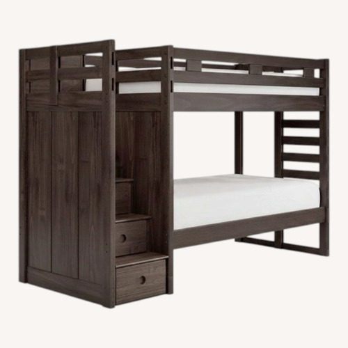 Used Creekside 2.0 Charcoal Twin Bunk Bed & Dresser Set for sale on AptDeco