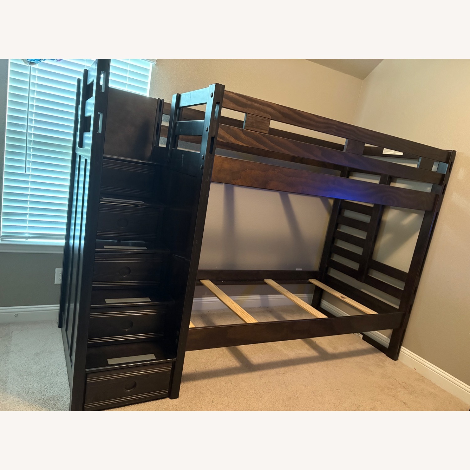 Creekside 2.0 Charcoal Twin Bunk Bed & Dresser Set - image-4