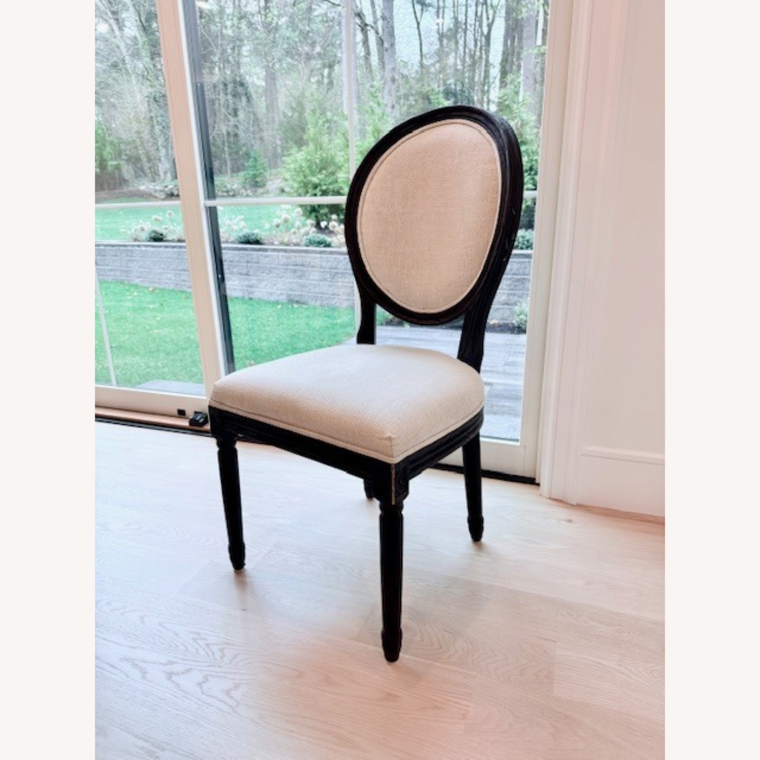 Restoration Hardware Salvaged Wood Trestle Round Dining Table - image-4