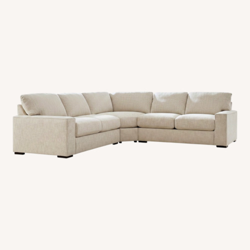 Used Ashley Furniture Abberson Natural 3+ Piece Sectional for sale on AptDeco