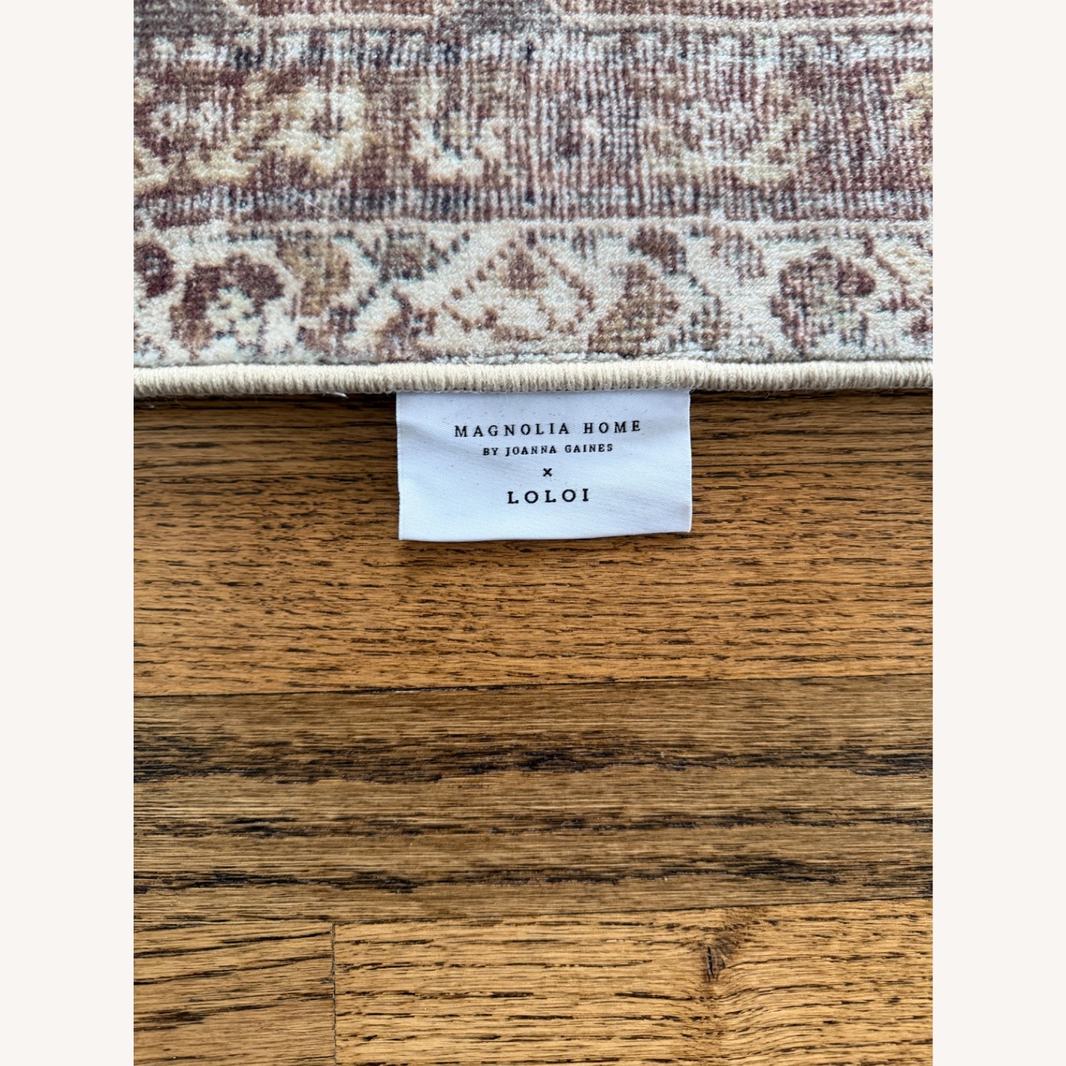 Magnolia Home Area Rug 7 x 10 Lagoon/Rust Washable - image-7