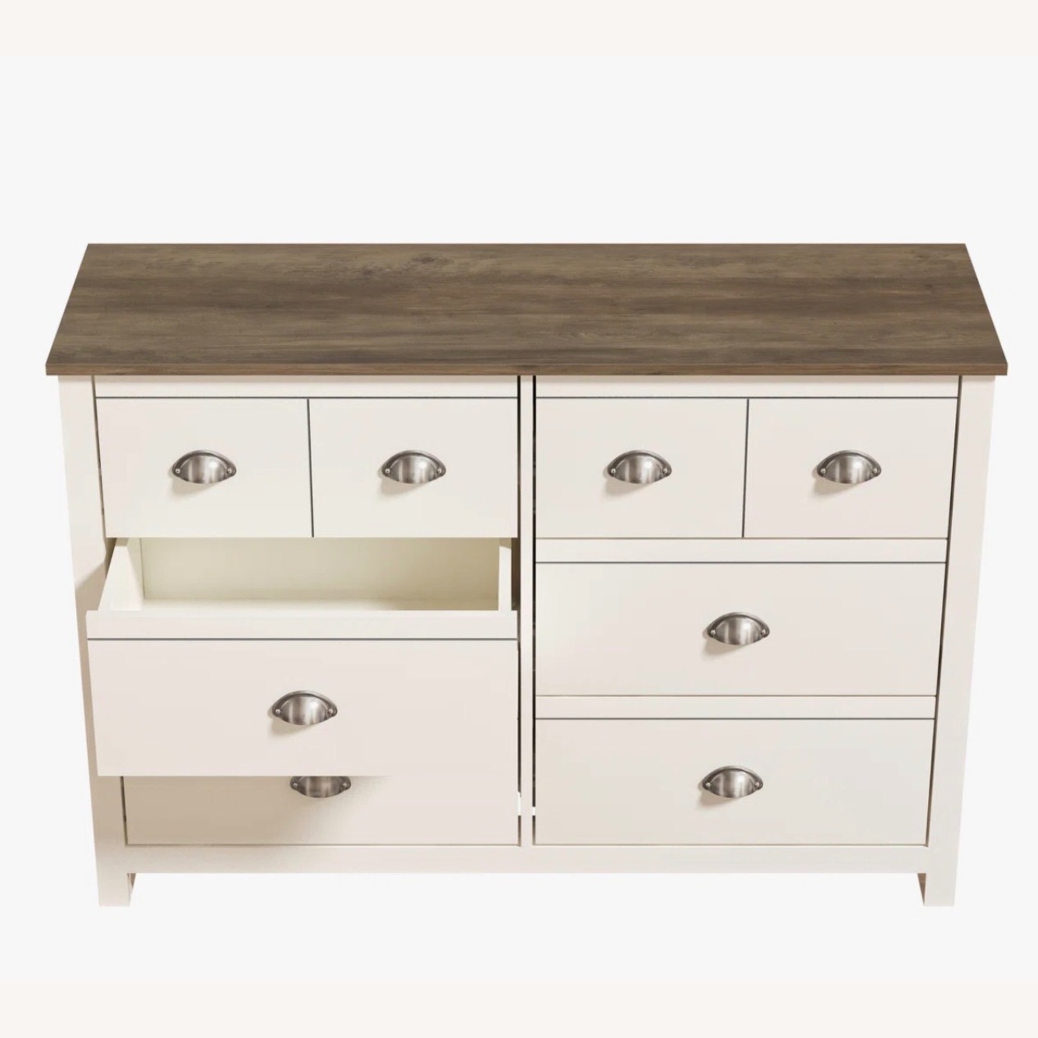 Wade Logan Bhure 6 Light Gray Wood Dresser - image-4