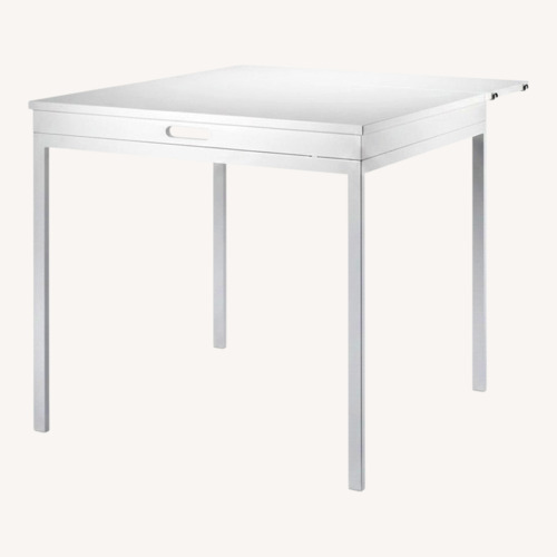 Used String Furniture White Wood Veneer Desk for sale on AptDeco