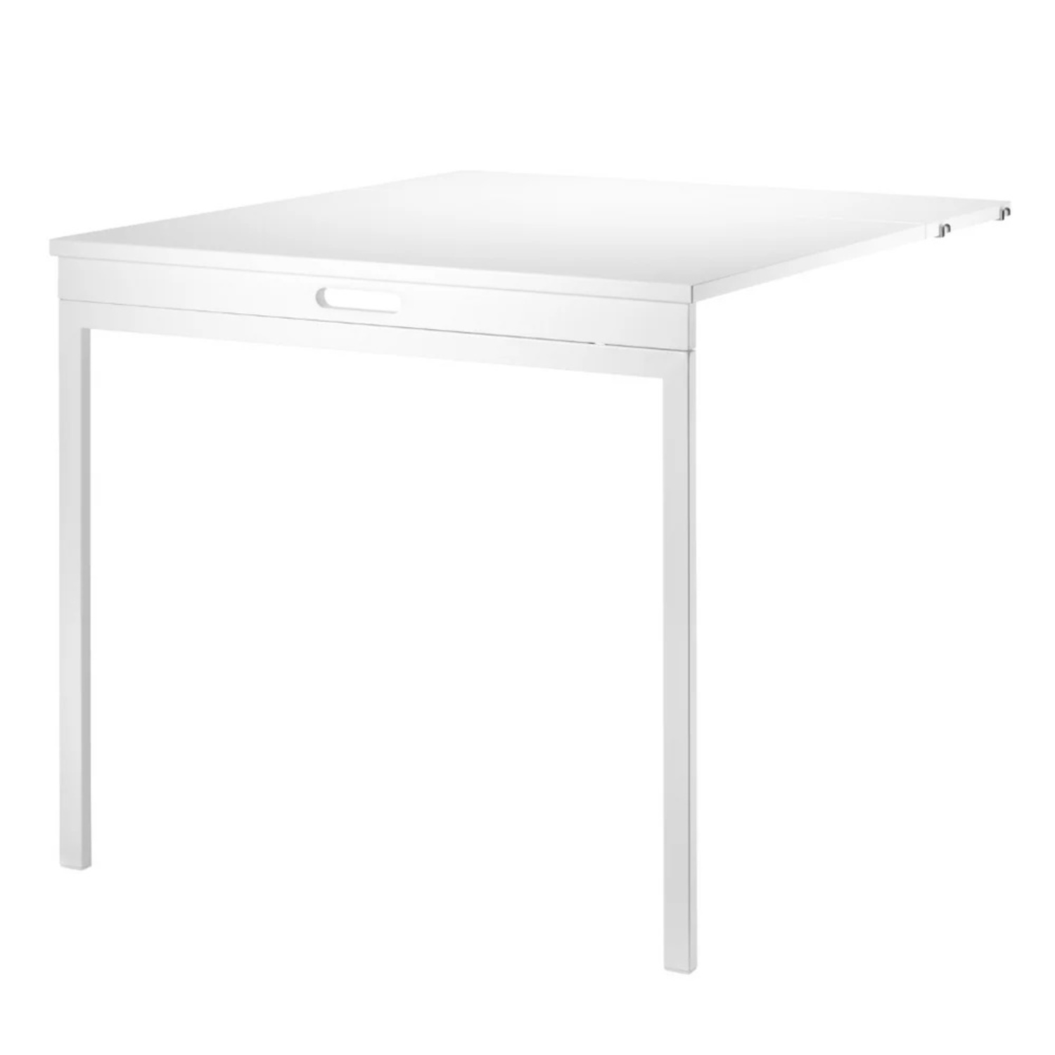 String Furniture White Wood Veneer Desk - image-6