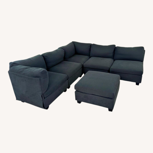 Used Dark Gray Fabric 3+ Seater Sofa for sale on AptDeco