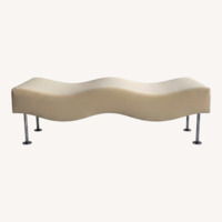 Brueton Natural Suede Bench